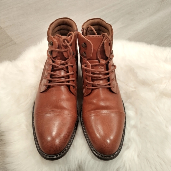 Other - Men's Steve Madden Brown Side Zip Boots Size 11
